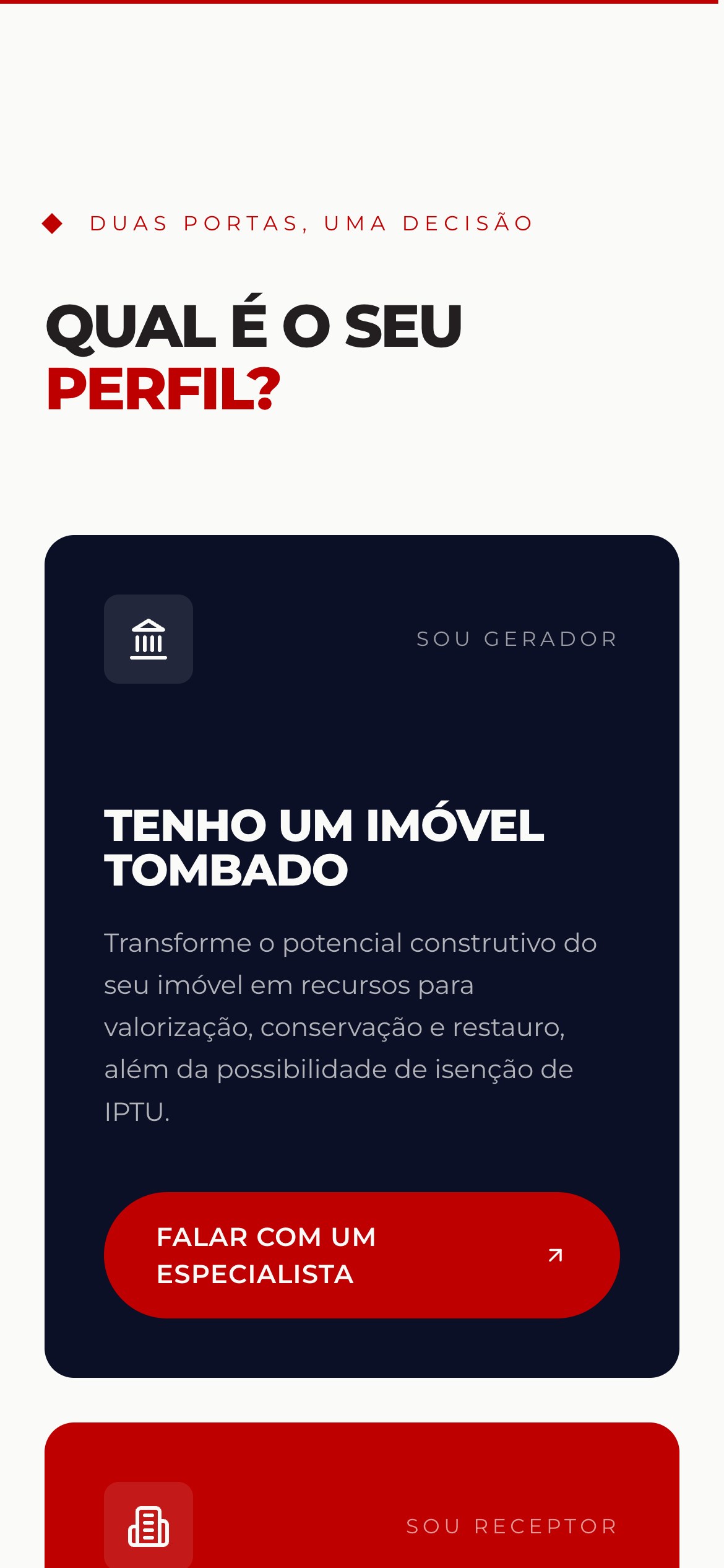 Dos puertas — En el móvil.