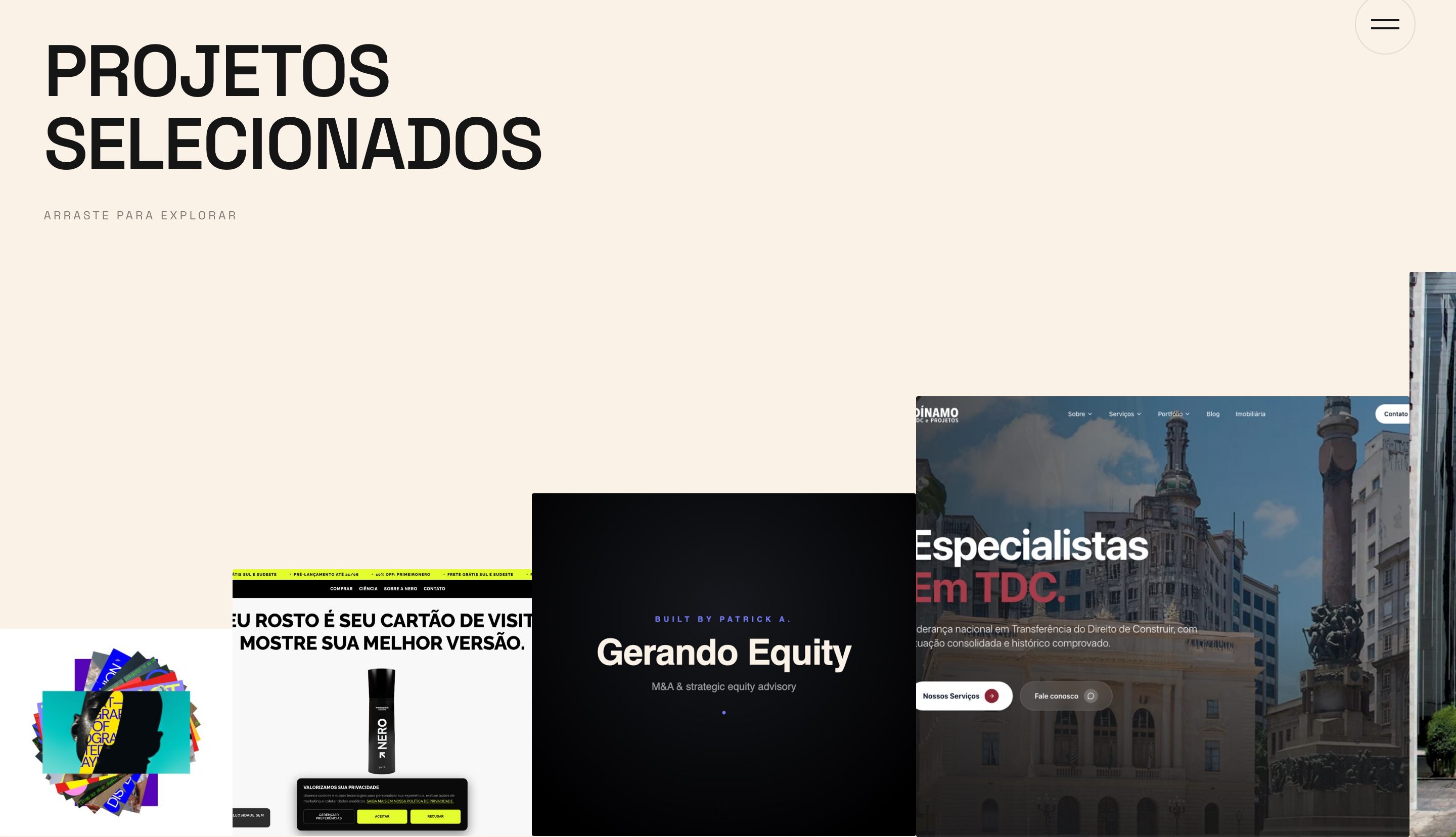 Trabalhos selecionados